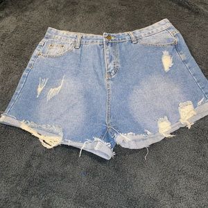 Denim shorts